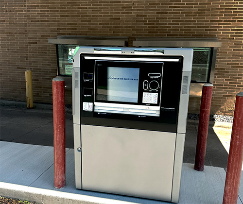 An interactive teller machine